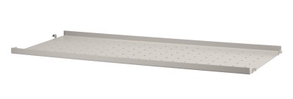 Planche métal String System, 78 x 30 cm, Rebord bas, Beige